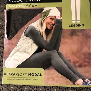 Brand new gray Cuddl Duds ultra soft leggings